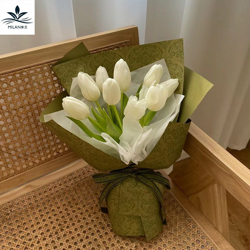 baroque cotton vintage relief bag flower paper waterproof flower bouquet wrapping paper handmade diy material floral paper