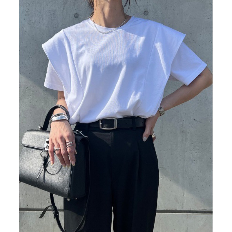 Cross-Border Japanese Style Rakuten Ins Amazon Export Loose and Versatile Casual Ruffled T-Shirt Top
