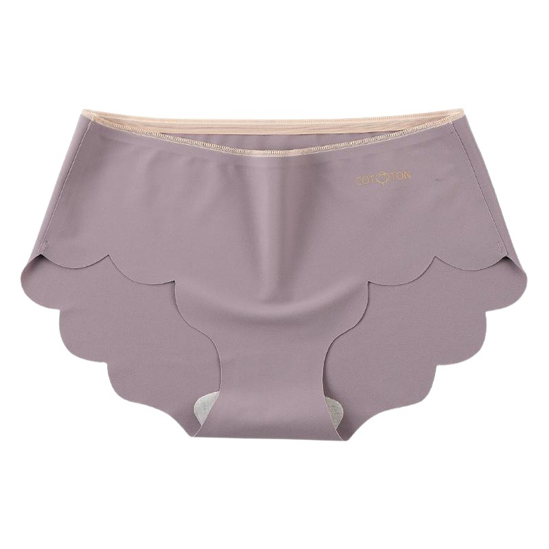 Picture of Women's Pure Cotton Antibacterial Crotch Seamless High-Elastic Cotton-Feel Triangle Briefs in Japanese and Korean Style