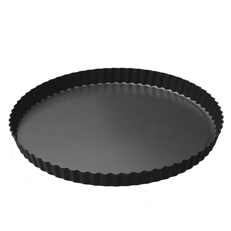 Picture of Lace Cake Mold Round Non-Stick Wavy Edge Live Bottom Mold Chrysanthemum Live Bottom Pie Plate Tart Plate Pizza Plate Baking