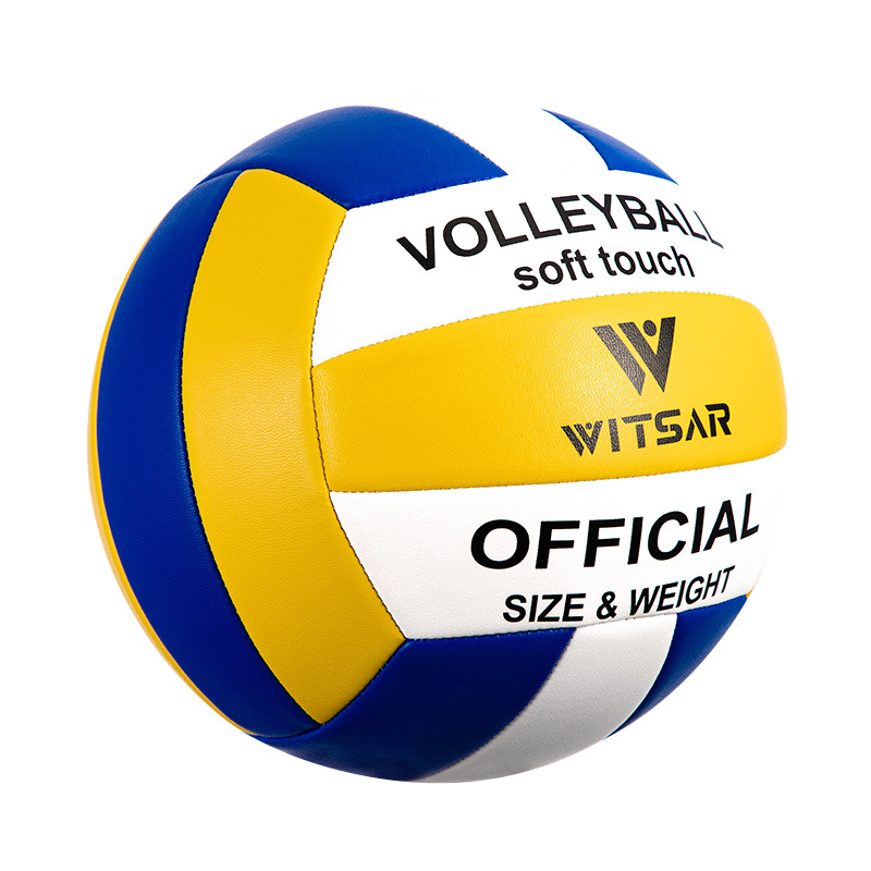 Picture of Machine-Sewn Volleyball High School Entrance Examination Special No. 5 Standard Ball Sports Examination Competition Men and Women Indoor and Outdoor Volleyball Factory Wholesale