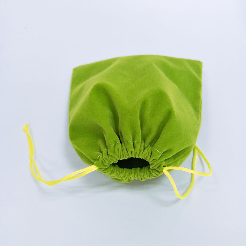Electronic Product Storage Bag 18*25cm Gift Packaging Drawstring Velvet Bag Manufacturer Wholesale Flocking Velvet