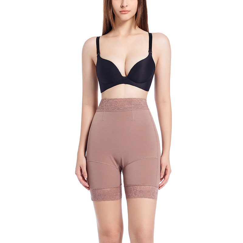 Picture of TIKTOK European and American plus size Mid-Waist Hip-Lifting and Abdominal Pants Tunic Body-Tight Body-Shaping Mid-Waist Triangle Waist Briefs