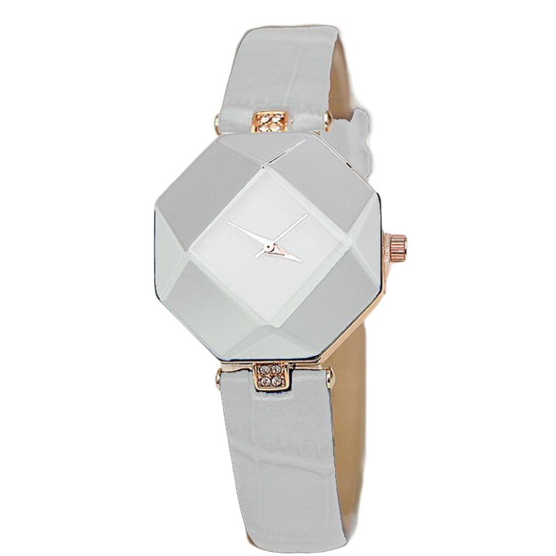 Micro-business a generation of Korean watches diamond lenses fashion ladies waterproof diamond prismatic watches wholesale