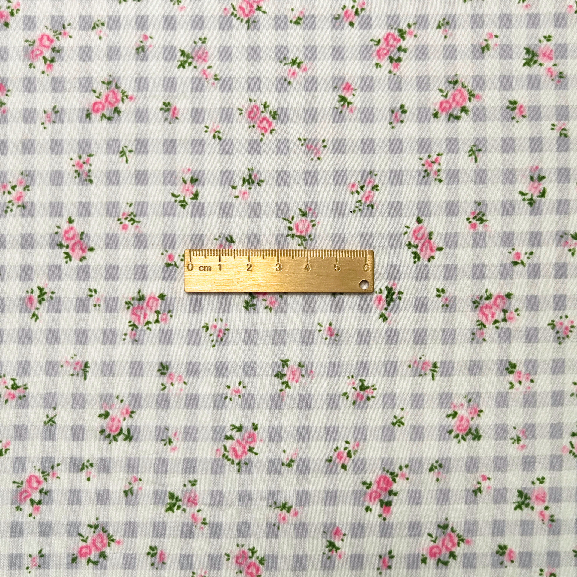 Picture of Spring and Summer Plaid Style Small Floral Fine Printed Fabric dress Fabric Table Cloth Home Boutique