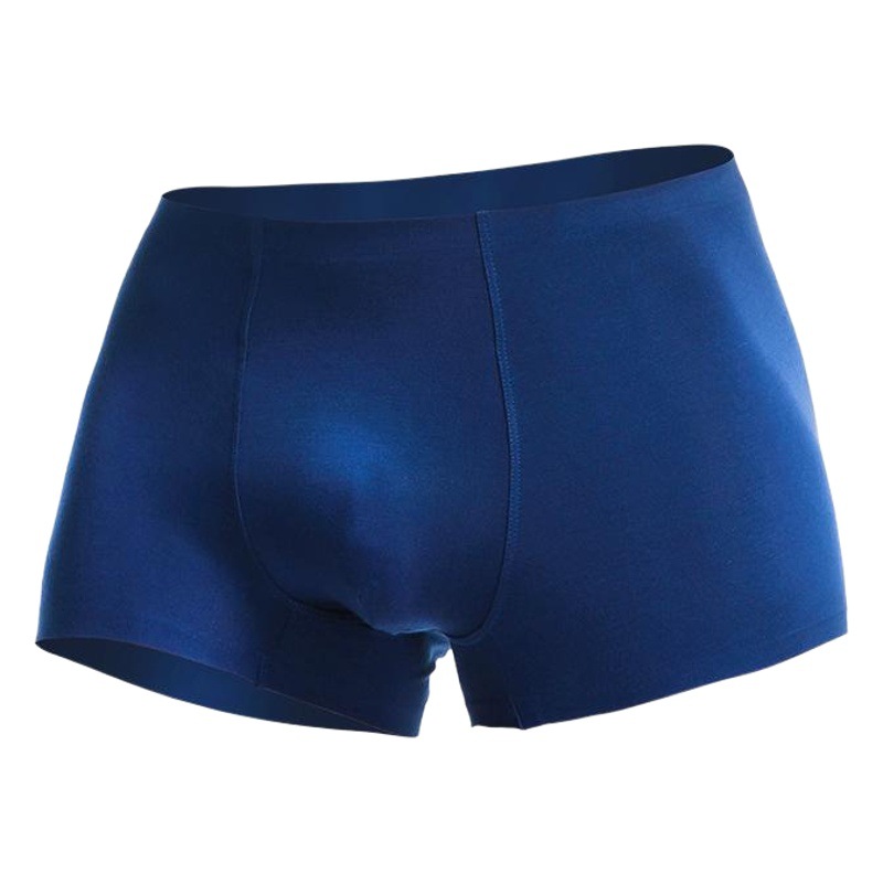 Men's Underwear Men's Solid Color Traceless Mid-Waist Four-Corner Shorts Summer Comfortable Breathable Boxer Shorts Head Standard Factory in stock