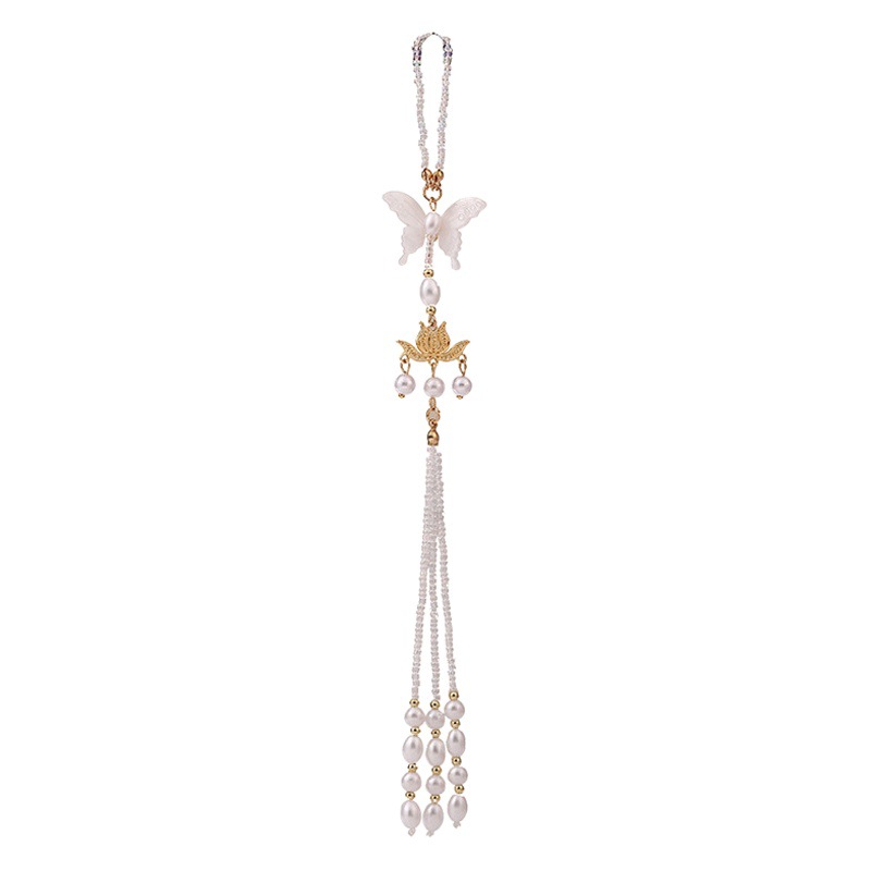 Antique Cheongsam National Style Tassel Pressure Break Elegant Pendant Brooch Hanfu Tea Clothing Retro New Chinese Makeup Accessories Women