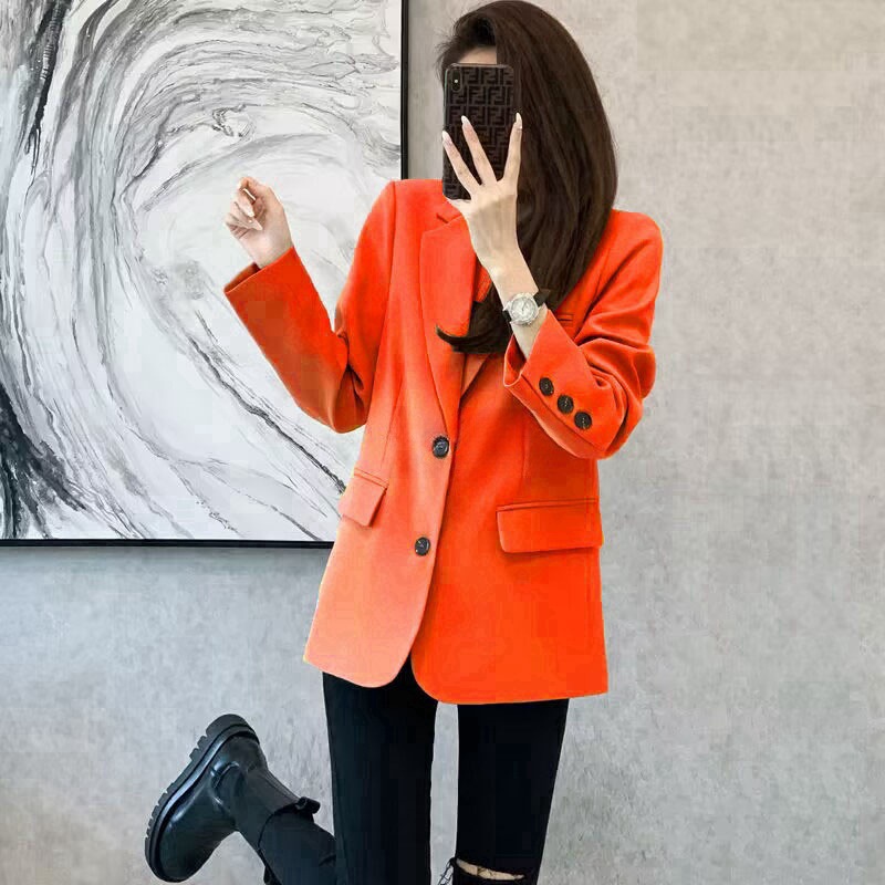 Picture of 2024 new wholesale commuter spring and autumn Joker suit jacket female Korean trend European little one generation hair