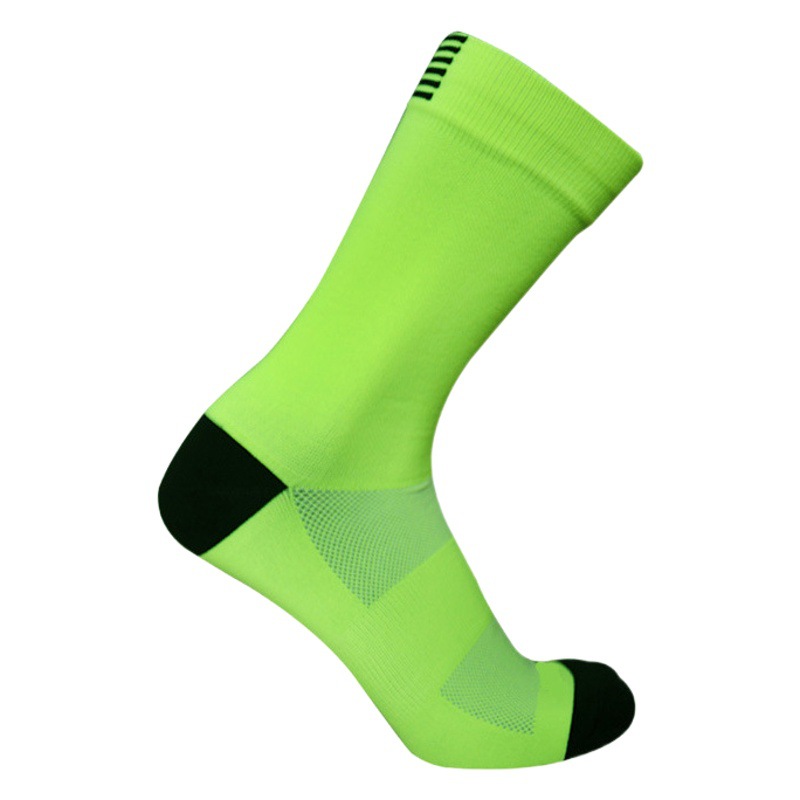 Professional Competition Solid Color Breathable Cycling Socks Outdoor Sports Compression Competition Road Bike Socks for Men and Women