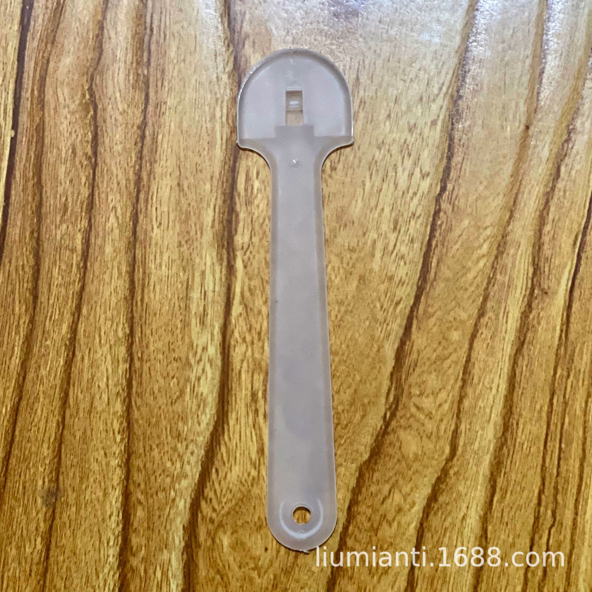 Picture of Factory Mini Advertising Fan Migu Handle Transparent PVC Single-sided Concert Should Aid Advertising Fan Handle Thickened