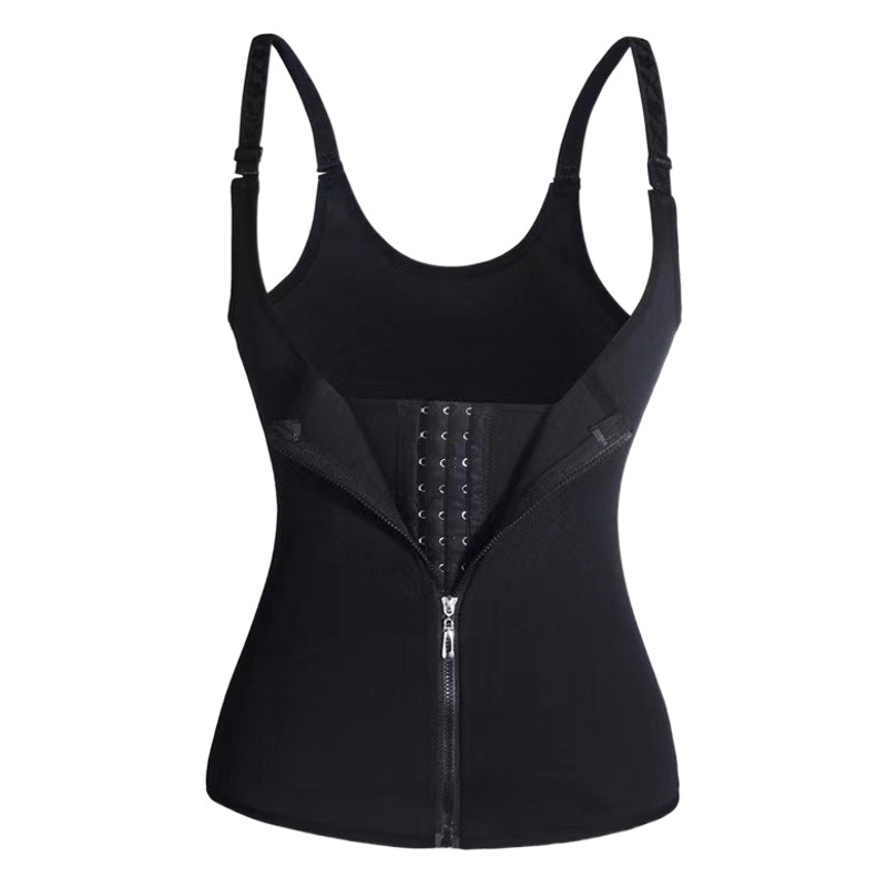 Camisole, three-row belt, two-in-one body-shaping jacket, sweat-breaking fitness, cross-border explosion factory