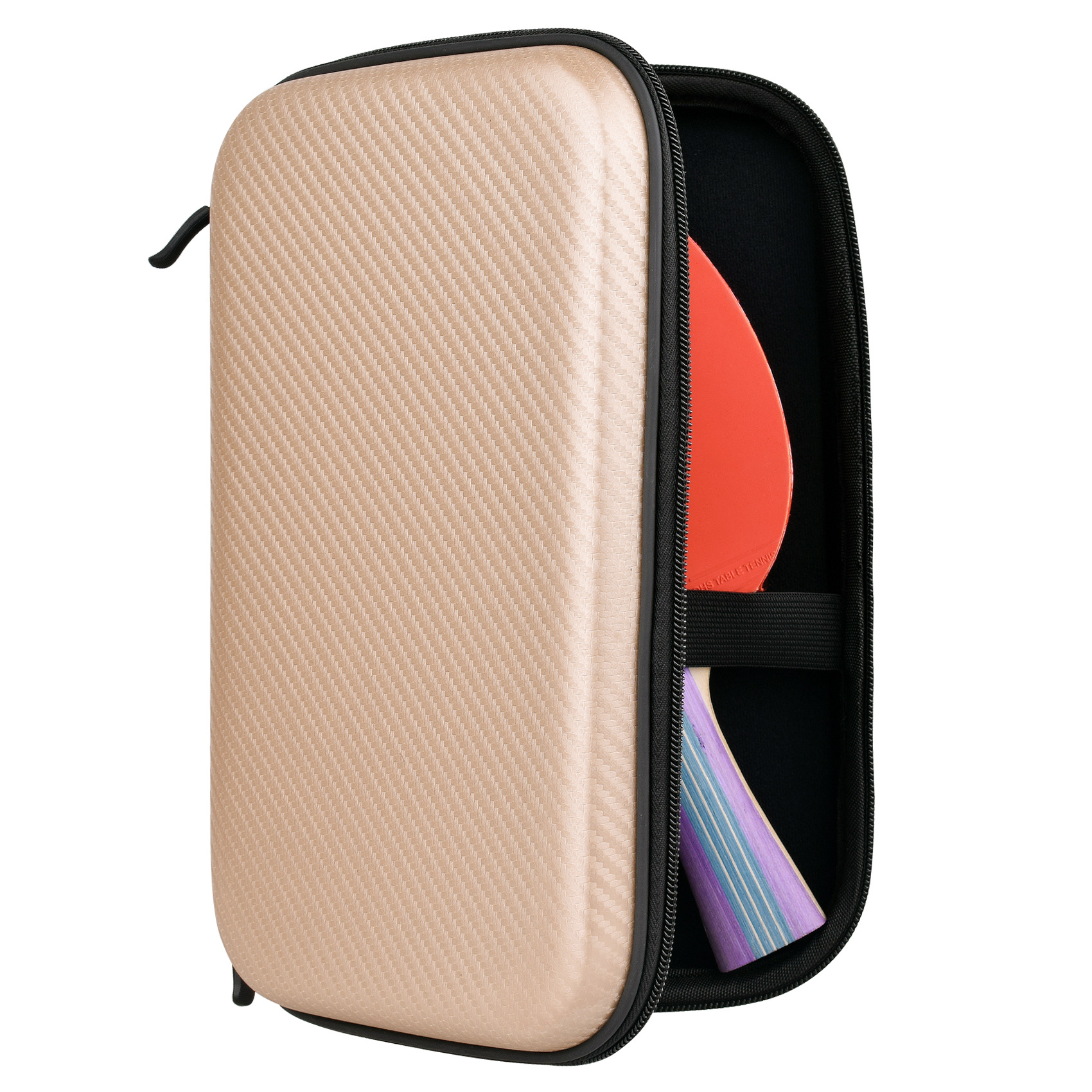 Picture of Passner Table Tennis Bag Table Tennis Bat Bag Table Tennis Bat Set Hard Shell Square Storage Bag Portable New Durable