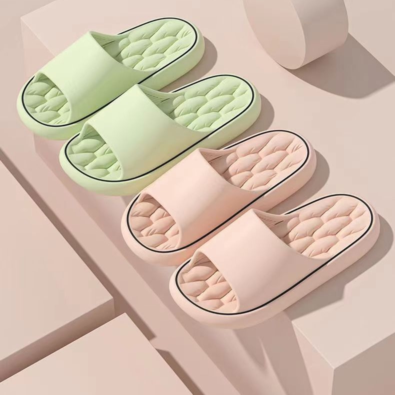 Slippers Men's Summer 2024 New Indoor Home Bathroom Bath Non-slip Lovers Women's Wear-resistant Super Soft Slippers