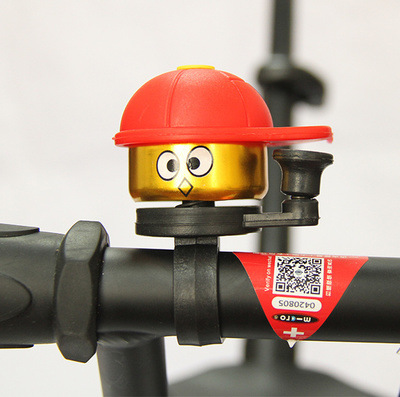 Small Hat, Bell, Kidsren's Car, Universal Baseball Boy Cartoon Hat, Bicycle Bell, Scooter
