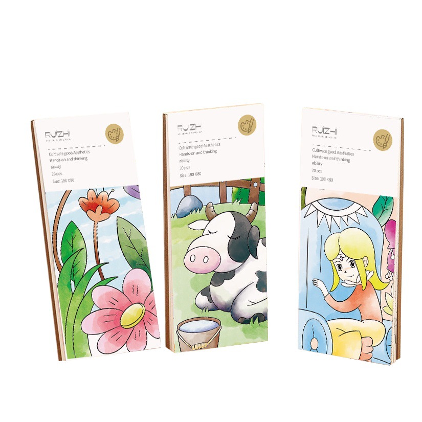 Children's Watercolor Painting Coloring Book Note Painting Book Kindergarten Enlightenment Graffiti Picture Book Educational Dipped in Water Painting Book Wholesale