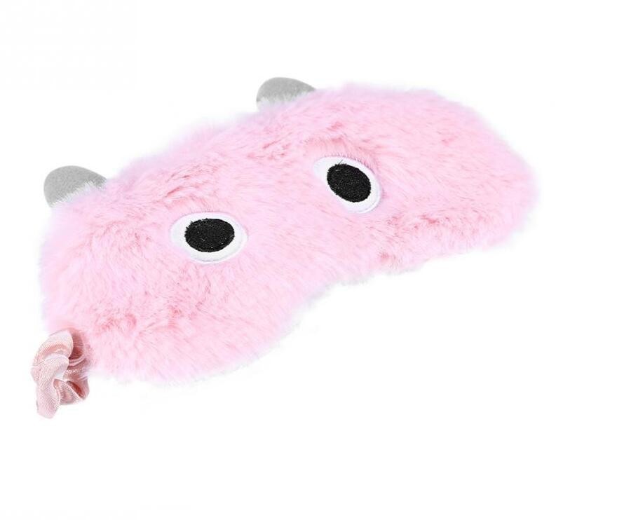 Picture of Japanese-Style Soft and Adorable Penguin Eye Mask, Plush Breathable Cotton, Cute Cartoon Design, Light-Blocking, Eye Protection for Men, Women, and Children