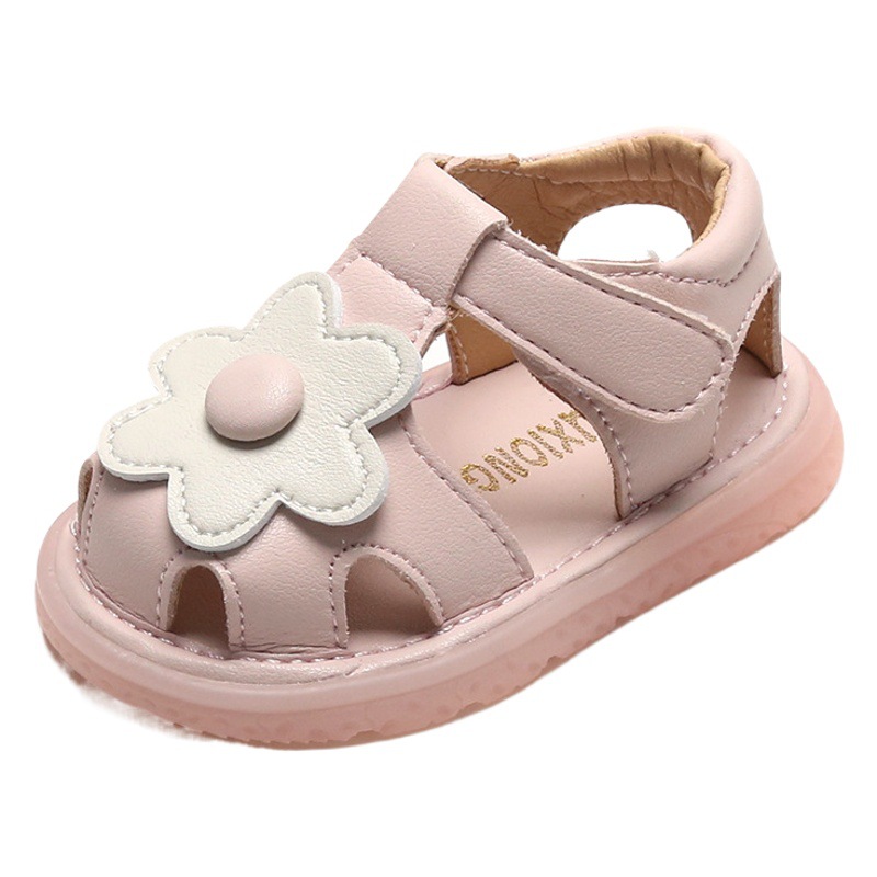 Mub Bear Summer Girls 1 to 2 Years Old 3 Baby Girl Sandals Baby Soft Sole Anti-Slip Toddler Shoes 0 Children's Shoes