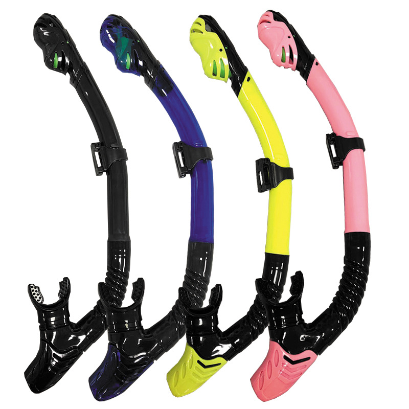 Factory wholesale full dry type breathing tube silicone diving goggles suit breathing tube adult unisex