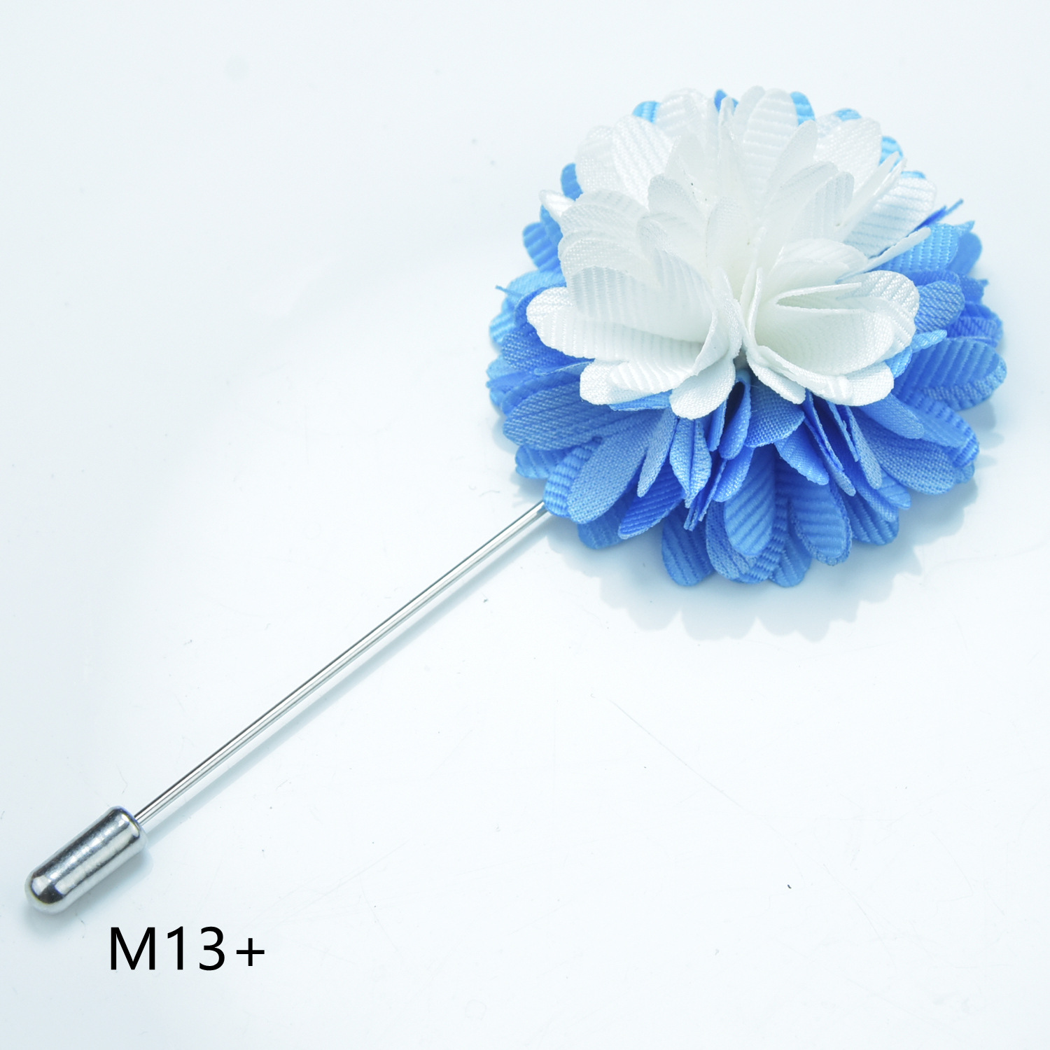 Picture of Brooch Jewelry Handmade Flower Blue Men's Long New High-end Sense Flower Women's Cloth Niche Hand Flower