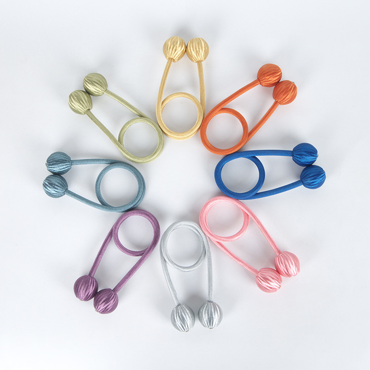 Cross-border multi-color spot direct selling free opening curtain binding ball arbitrary binding window decoration hanging ball