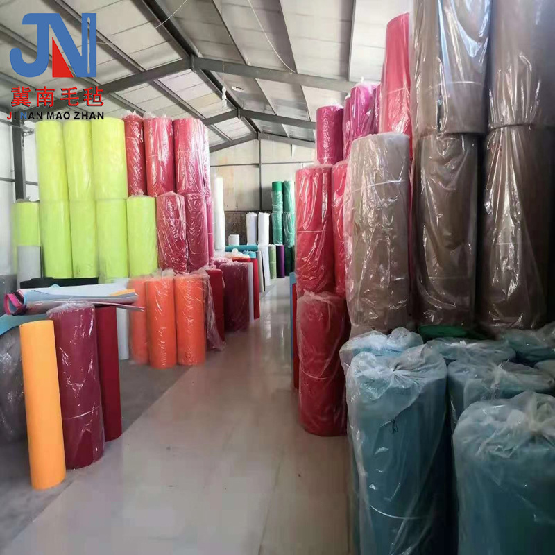 Picture of Southern Hebei felt production and supply chemical fiber felt for handicraft bags chemical fiber felt colored felt cloth
