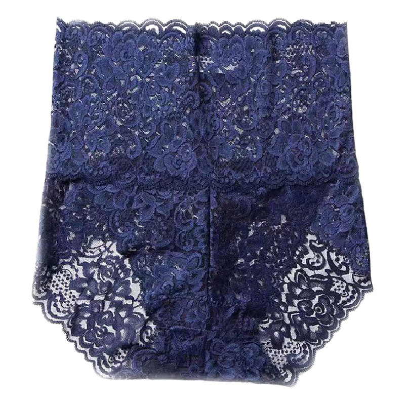 Amazon Cross-border High Waist Sexy Lace Hollow Underwear Women's Comfortable Large Size Cotton Crotch Women's Briefs