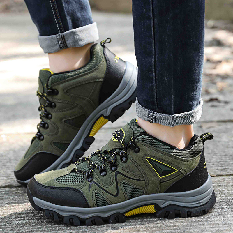 2025 New Outdoor Shoes Mountaineering Men's Shoes Low-Top Travel Walking Shoes Casual Breathable Large Size Sports Shoes Hiking Shoes