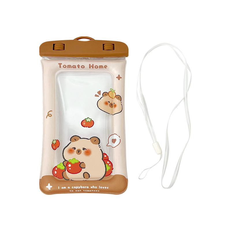 Picture of Lovable Kabibala Mobile Phone Waterproof Bag Cartoon Airbag Floating Touchscreen Protective Cover Swimming Mobile Phone Bag
