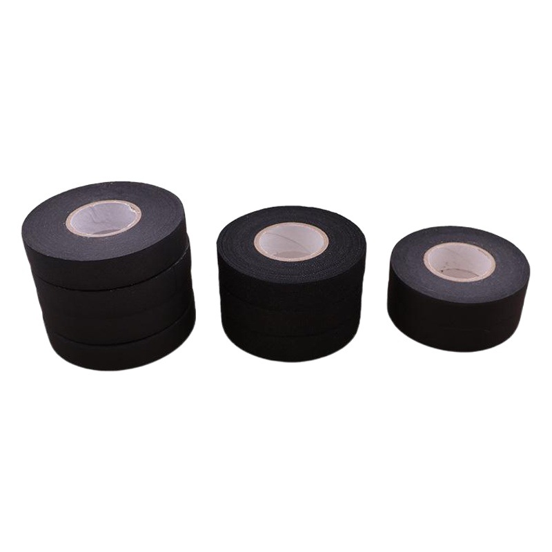 Black Velvet Tape, High Temperature Resistant, Flame Retardant, Car Door Cable, Audio Descent Wiring Harness, Insulating Polyester Tape
