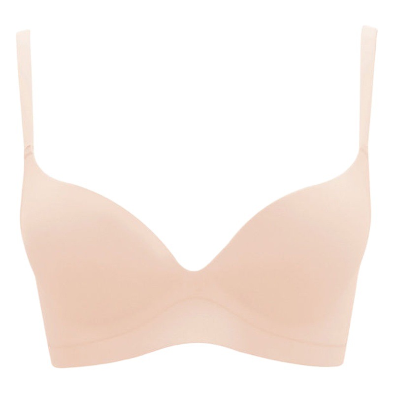 Seamless Intimates for Women with Small Breasts, Push-Up Bra Without Rims, Anti-Sagging, Secondary Breast Reduction, No Cup Running, Thickeneded One-Piece
