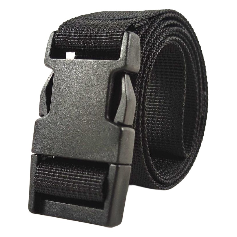 F040 plastic buckle imitation nylon belt men's outdoor belt students training non-metal canvas military training belt