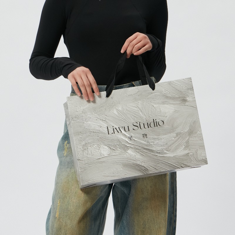 Handbag Customized Classy Bag Clothing Store Gift Bag Paper Bag Gift Bag Cowhide Bag Satchel Large Capacity