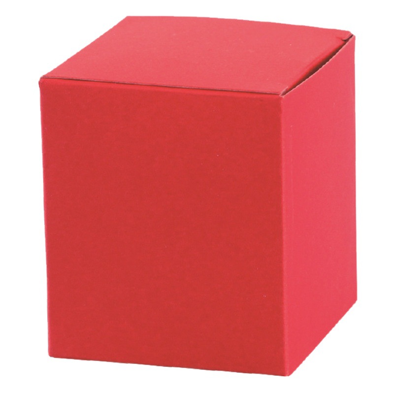 Red Cardboard Box in Stock, Wedding Creative Gift Box, Holiday Game Blind Box, Jewelry Packaging Box, Customizable with Hot Stamping