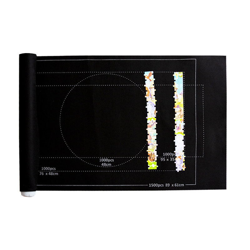 Felt Puzzle Storage Mat Children's Educational Storage Toy Puzzle Blanket Auxiliary Tools Children's Puzzle Storage Box