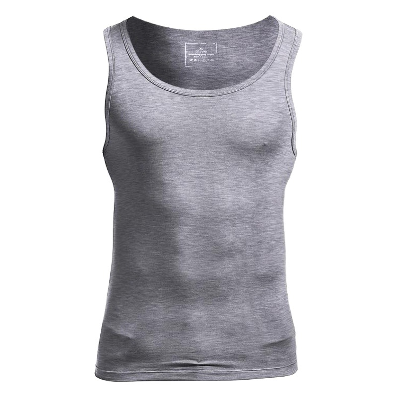 Men's Vest Elastic Tight Hurdle Sports Breathable Thin Inner Wear Men's Summer Fashion Slim Fit Bodybuilding Base Shirt Wholesale