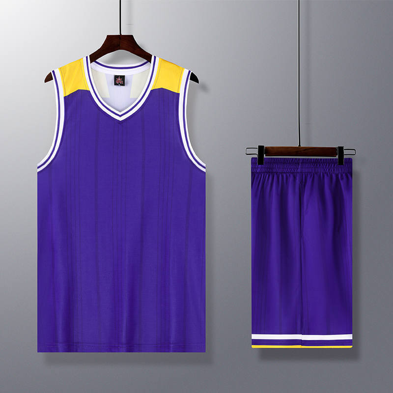 Picture of Clothing Basketball Breathable Quick-drying Basketball Running Outdoor Training Suit Children's Printable Number Word Competition Team Uniform