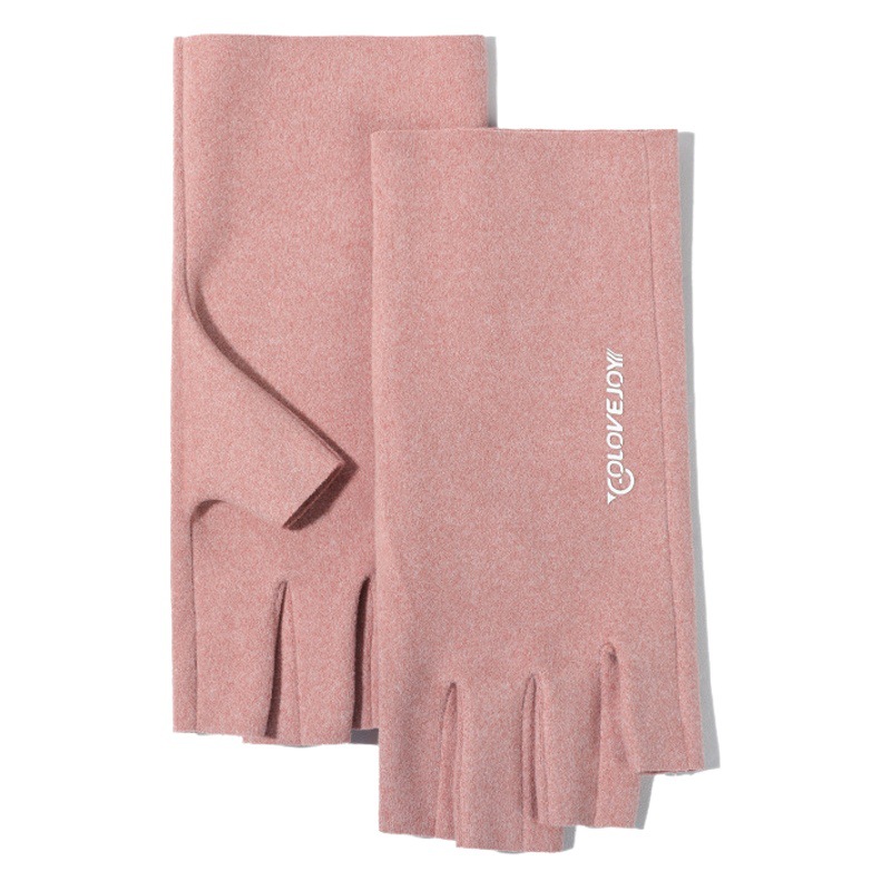 New winter women's gloves finger de Velvet windproof cold warm touch screen thickened students Korean version of wholesale