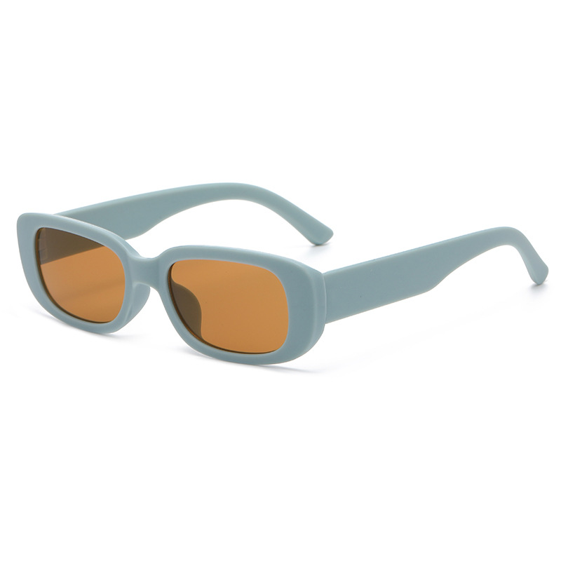 Picture of New Fashion Candy Color Cat's Eye Sunglasses European and American Fashion Street Shooting Joker Small Frame Plastic Tooth Sunglasses s23081