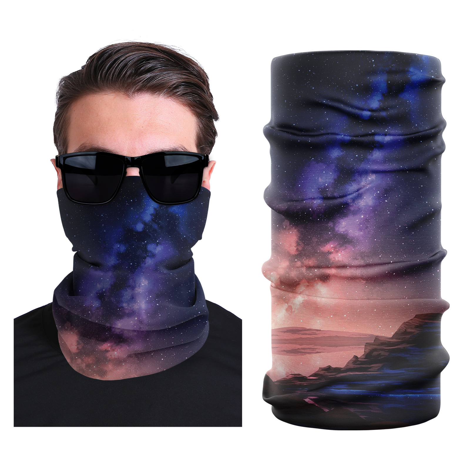 Picture of Xunhui magic scarf outdoor scarf mountaineering riding scarf high elastic seamless Ice Silk face towel cross-border bandana