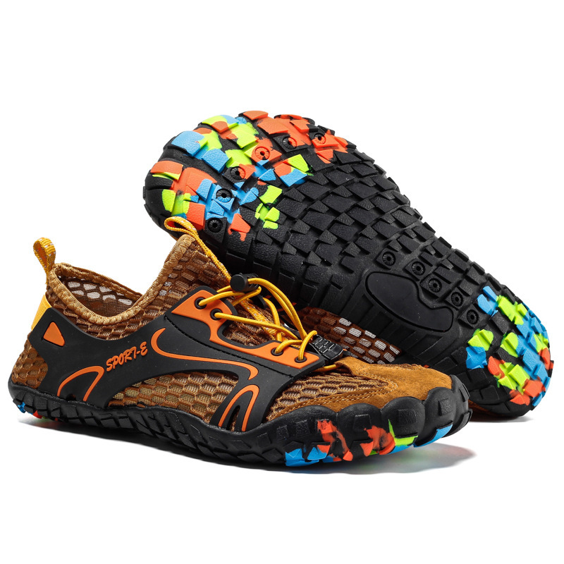 Outdoor New Five-Finger Tracing Shoes Wading Beach Shoes Barefoot Diving Shoes Swimming Fitness Cycling Hiking Shoes