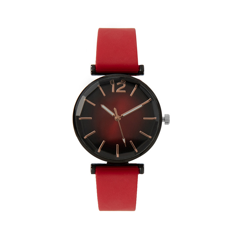 Picture of Foreign trade hot ladies watch fashion simple temperament digital scale women's watch silicone tape quartz watch wholesale