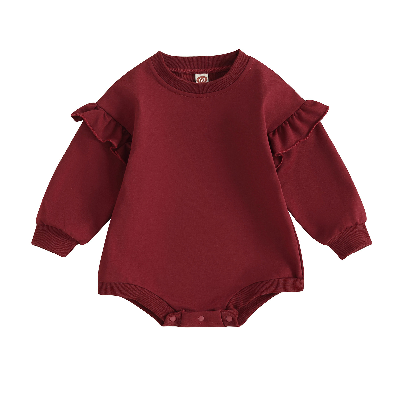 Picture of in stock autumn and winter new Amazon independent station ins hot high quality sweet wood ear small sweater long sleeve