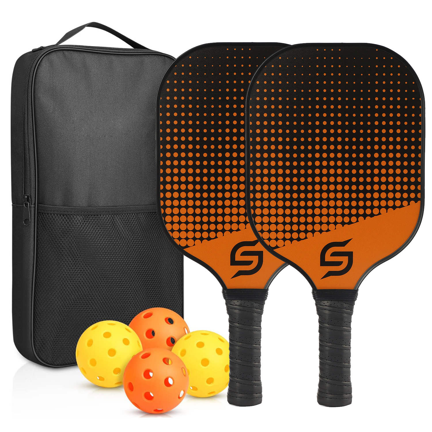 Picture of Peak ball racket glass fiber edge strip UV pattern design outdoor leisure entertainment cross-border pickle pickle racket