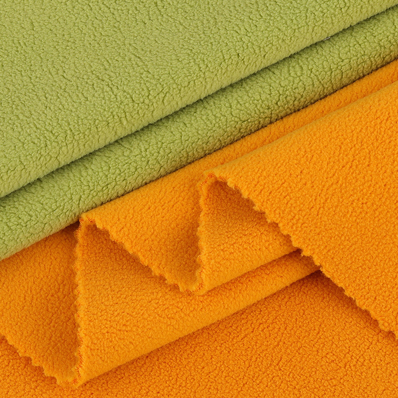 Source Factory Multi-Specification Single-Sided and Double-Sided Double-Brushed Fleece Fabric Sweatshirt Home Textile Fleece Thickened and Warm