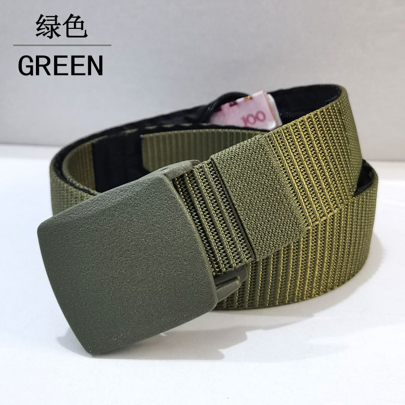Picture of [Cross-border hot selling] outdoor travel canvas money hiding artifact tactical belt nylon woven multifunctional wallet