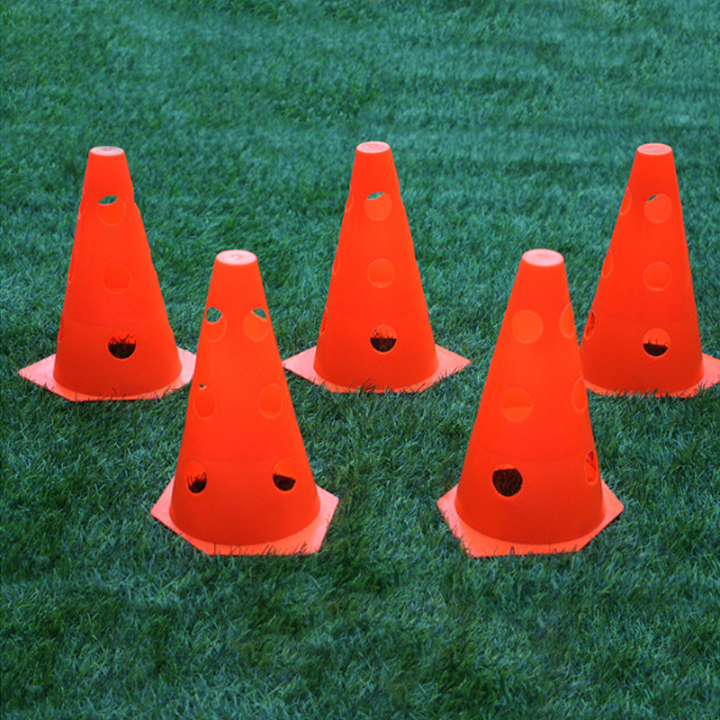 Picture of 23cm Hexagon Bucket with Hole Sign Football Obstacle 23cm Sign Bucket Plastic Bucket Sign Conical Bucket Ferrule