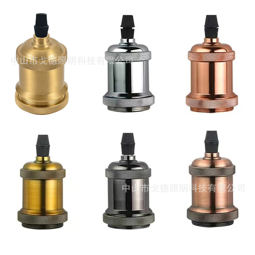 Cross-border e-commerce for American Edison lamp holder DIY creative lamp retro lamp holder E27E26 lamp holder