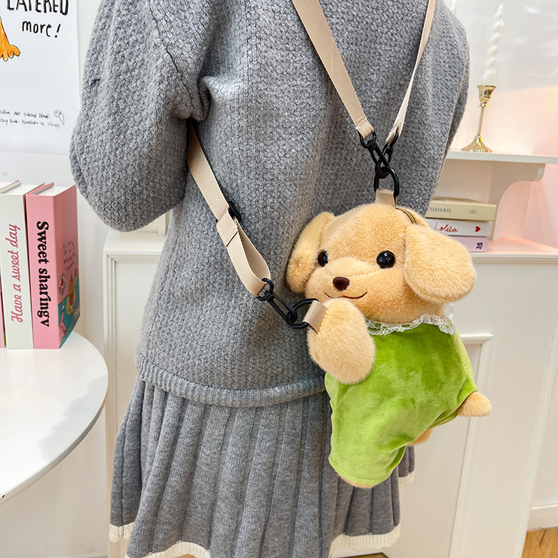 Picture of Plush Backpack Sambelle Doll Schoolbag Cute Cartoon Doll Small Backpack Multi-purpose Girl Crossbody Bag