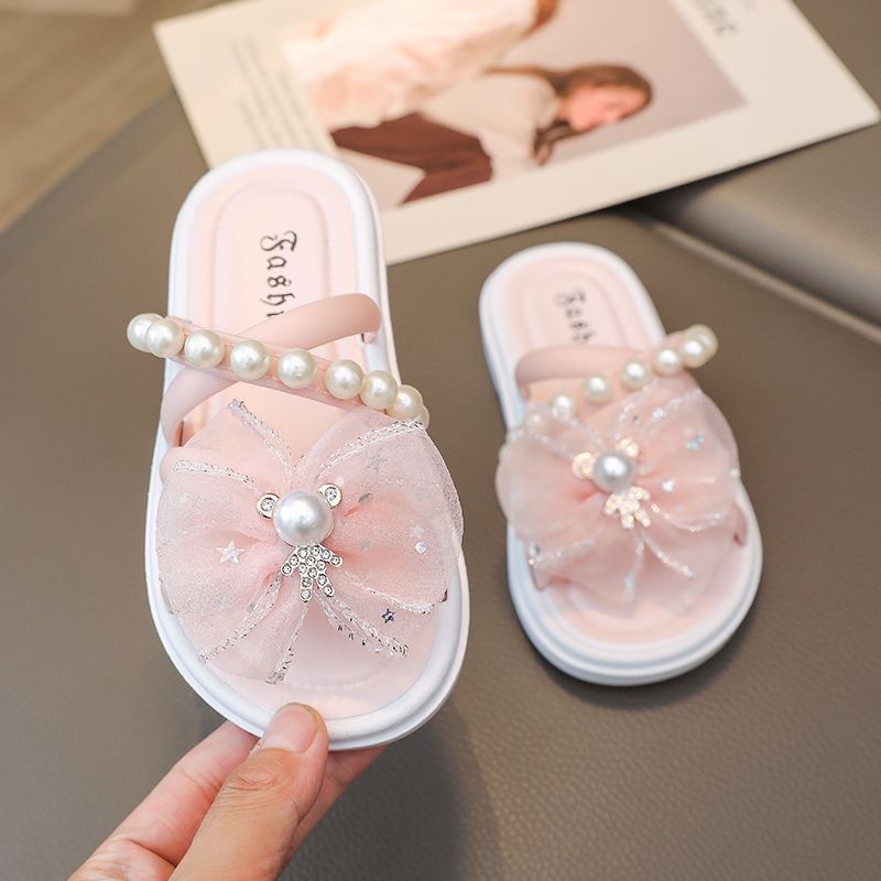 Picture of Girls Slippers Summer 2025 New Style Indoor and Outdoor Wear Non-Slip Soft Sole Wear-Resistant Cute Princess Style Slippers