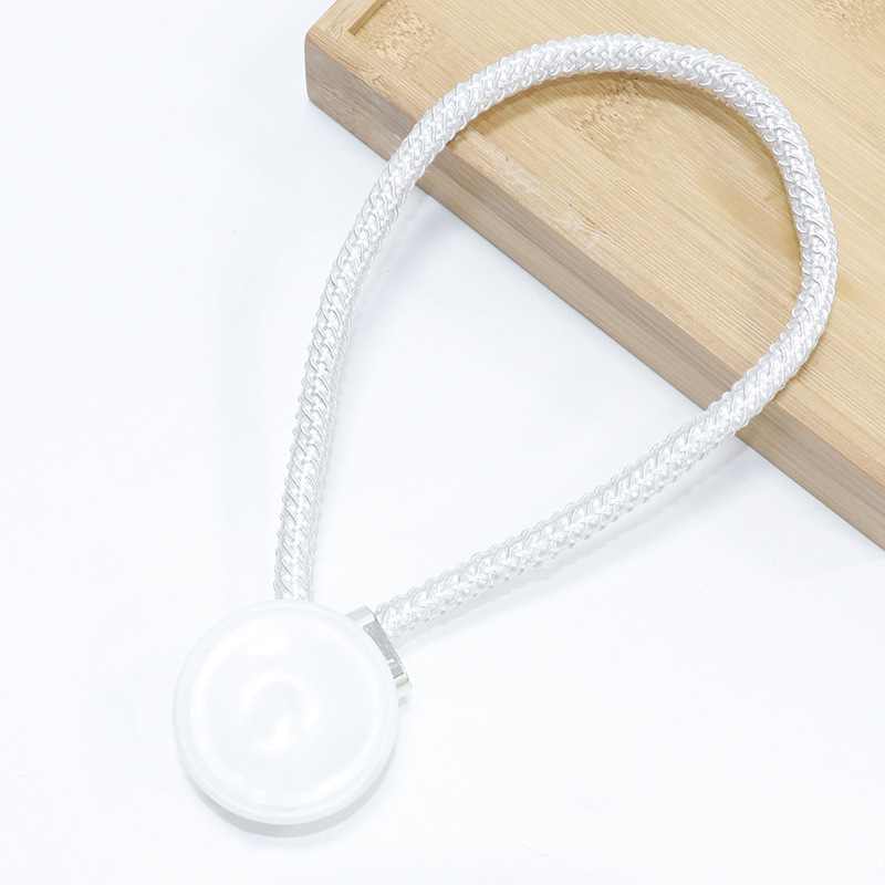 Picture of Cross-border spot running volume a pair of curtain buckle jade material accessories binding curtain accessories binding rope curtain binding